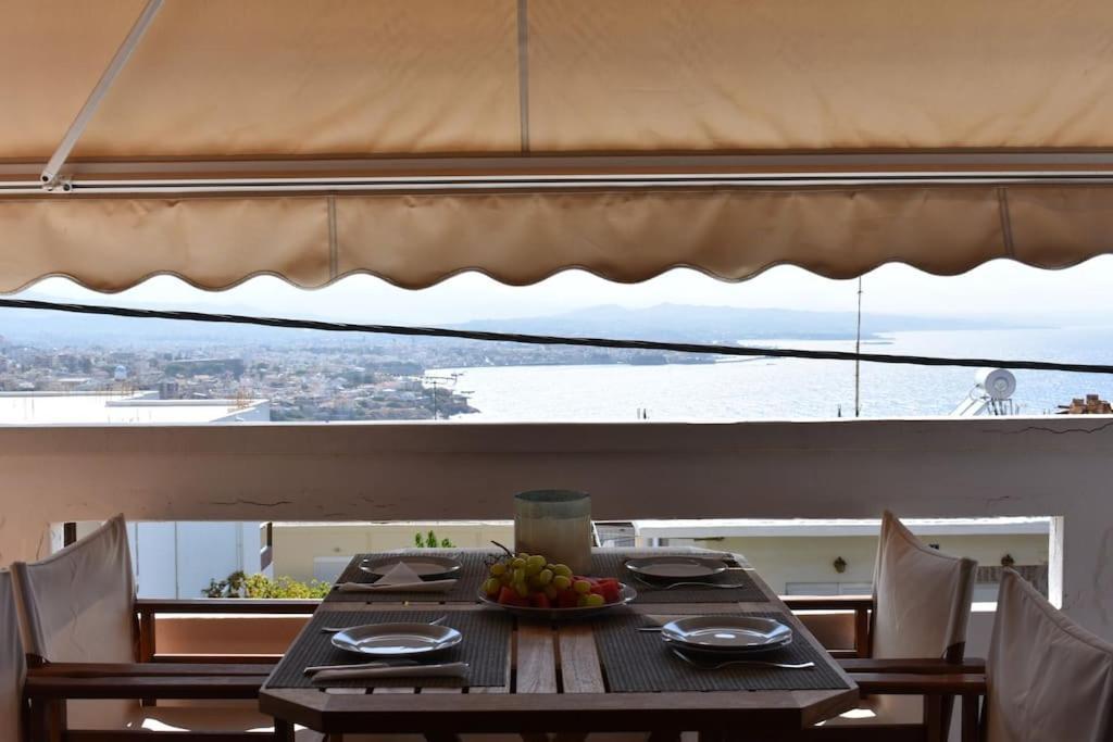 Eolia Apartment With Panoramic Chania View Buitenkant foto