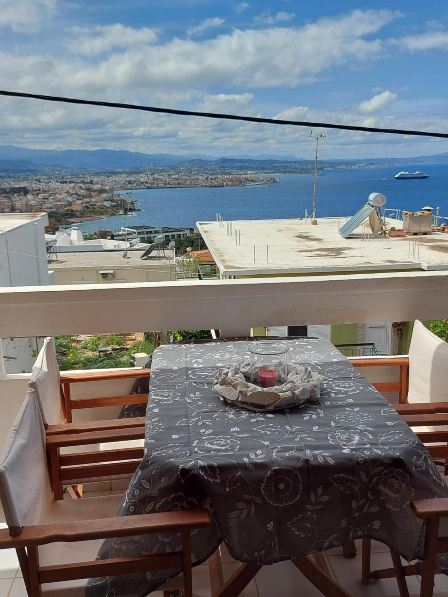 Eolia Apartment With Panoramic Chania View Buitenkant foto